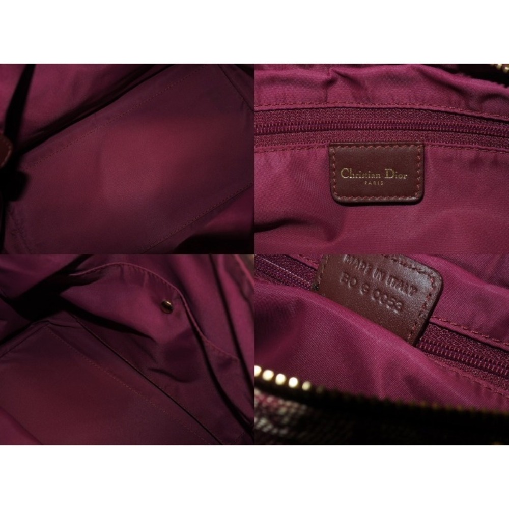 Christian Dior Trotter Boston Bag Red - Picture 9 of 10